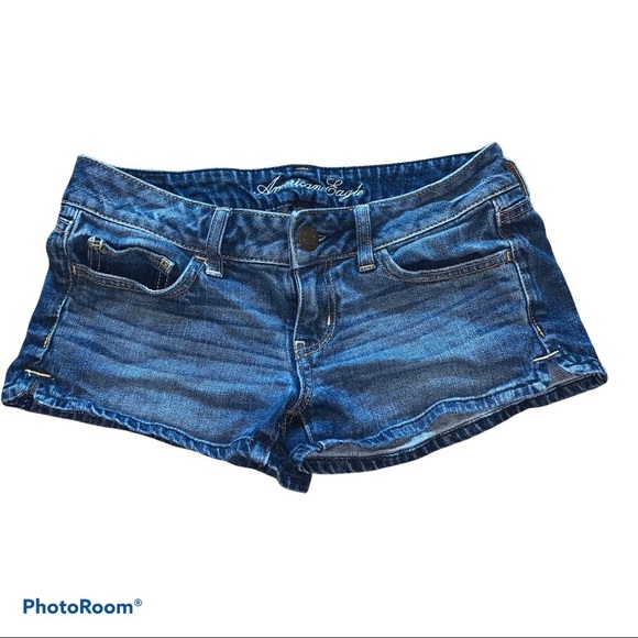 AEO Stretch Denim Jean Shorts size 2 - Picture 1 of 6